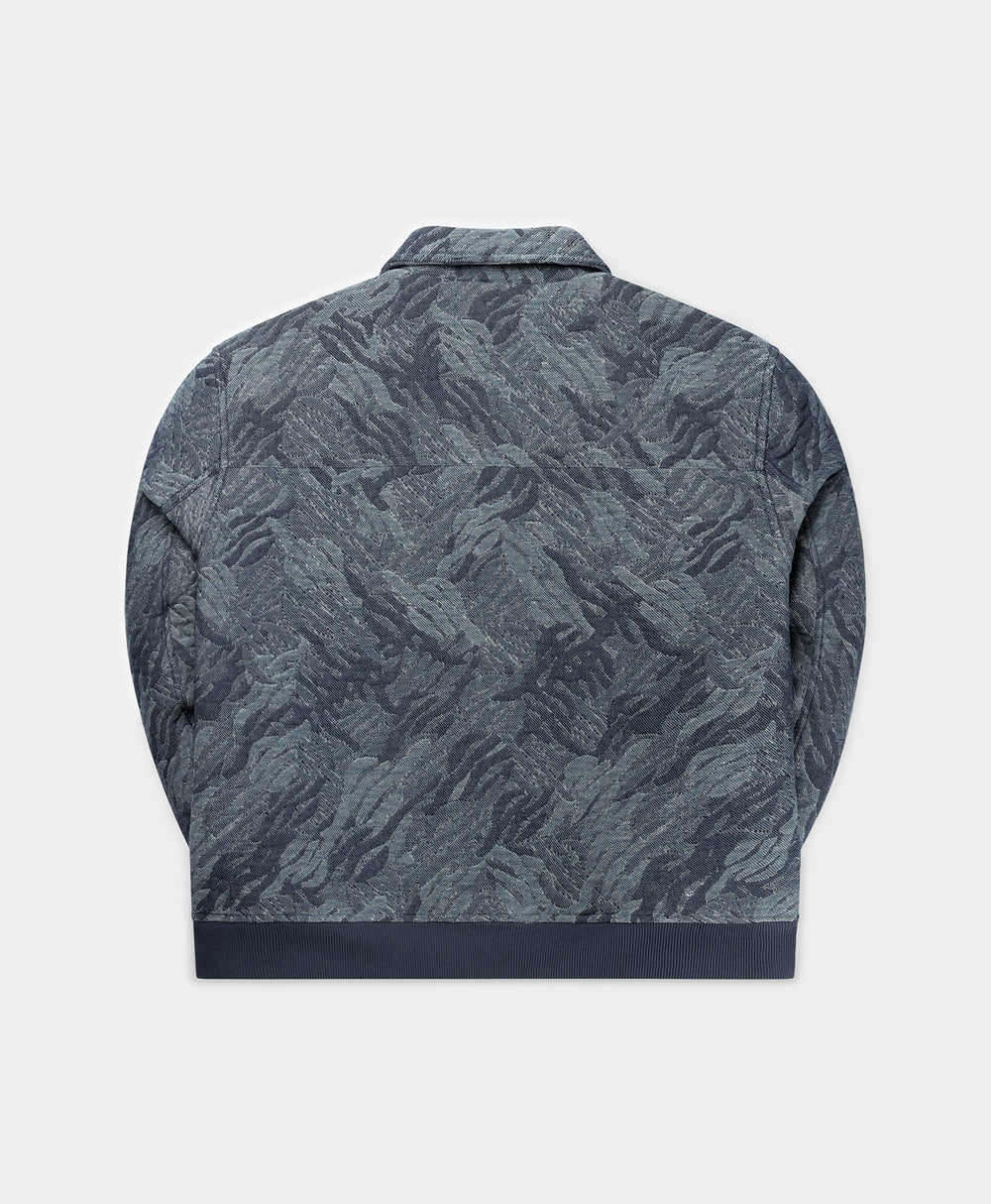 DP - Camo Monogram Denim Bomber - Packshot - Rear