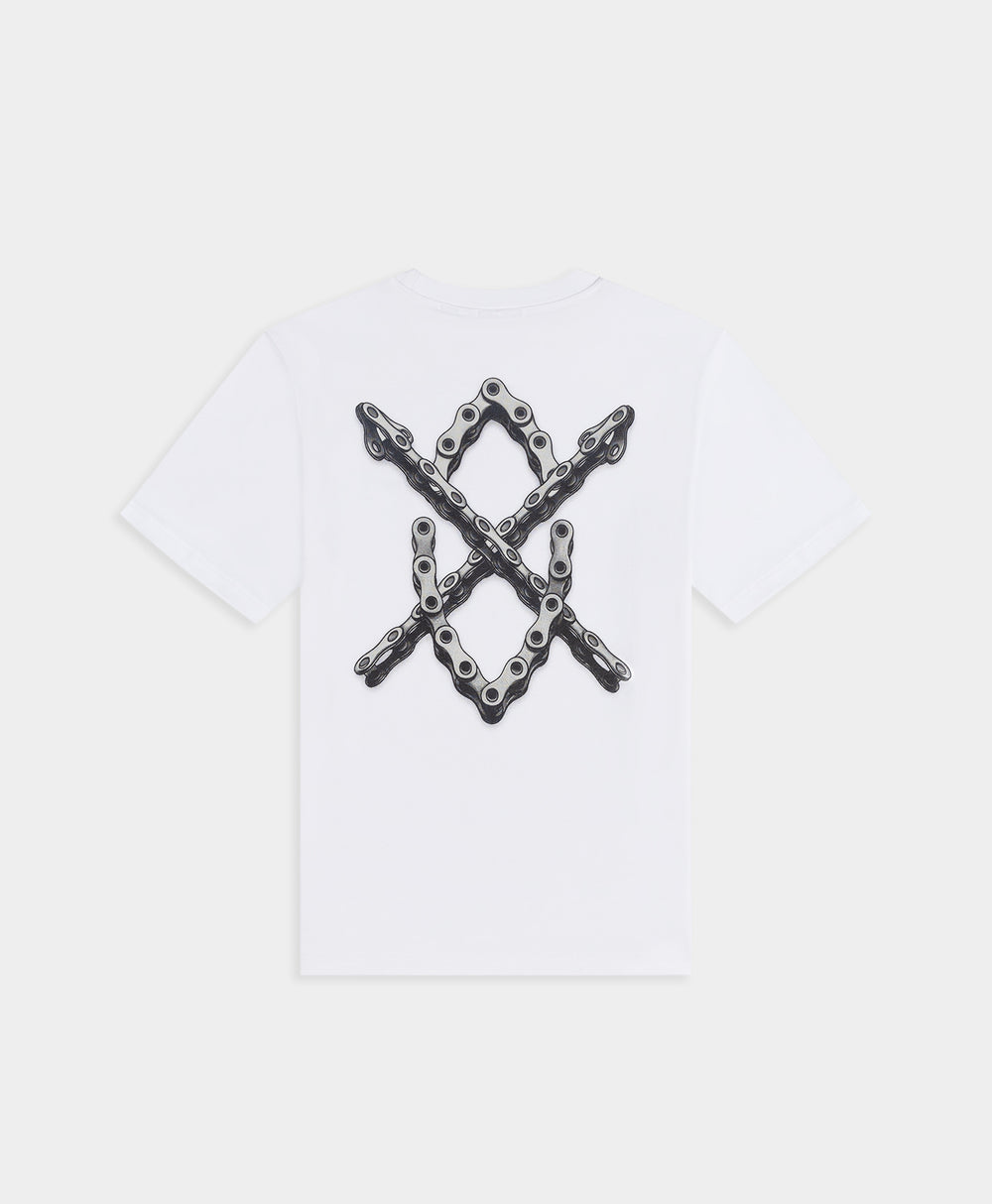 DP - White Chain Shield T-Shirt - Packshot - rear