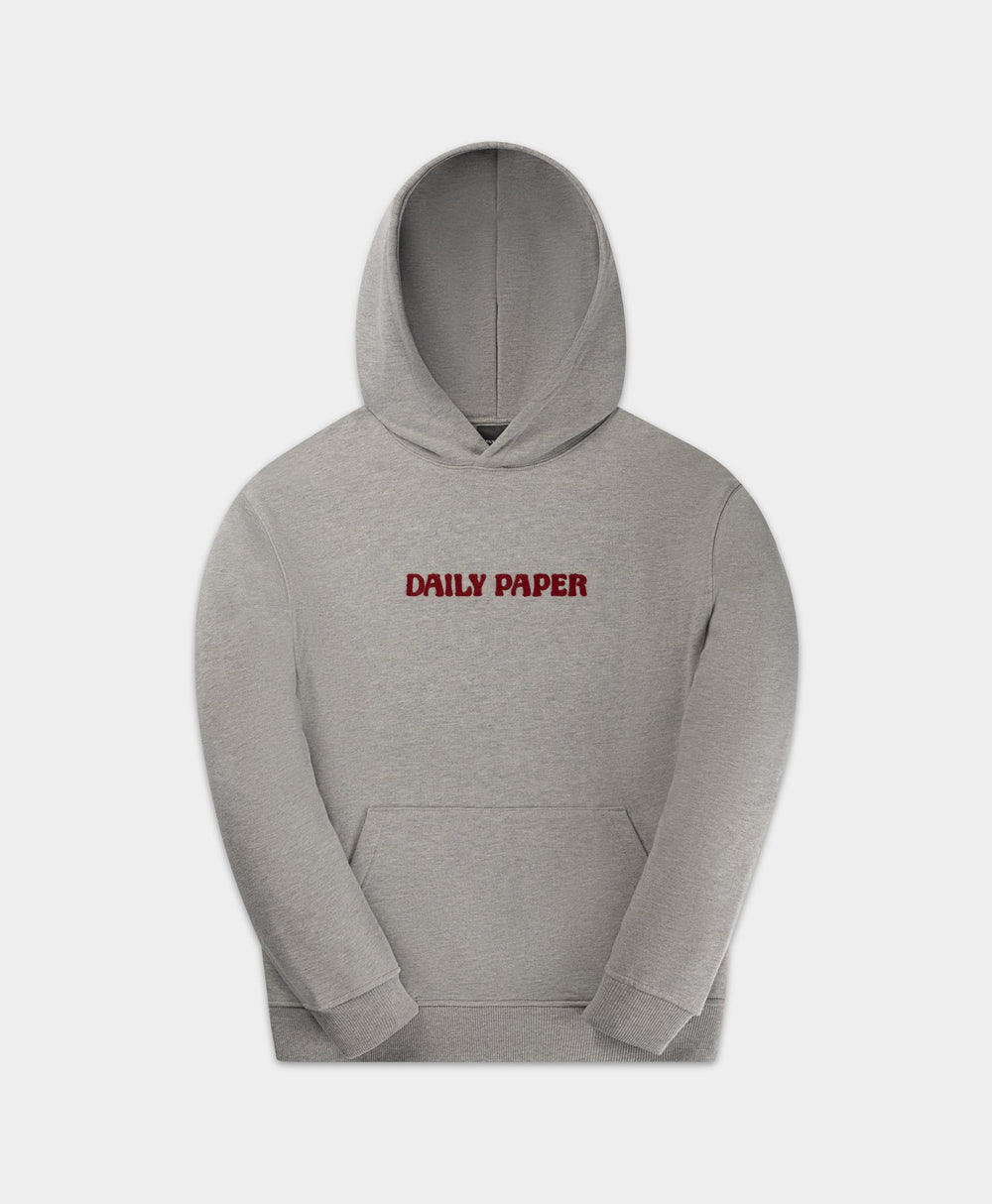 DP - Grey Chain Stitch Oversized Hoodie - Packshot - front