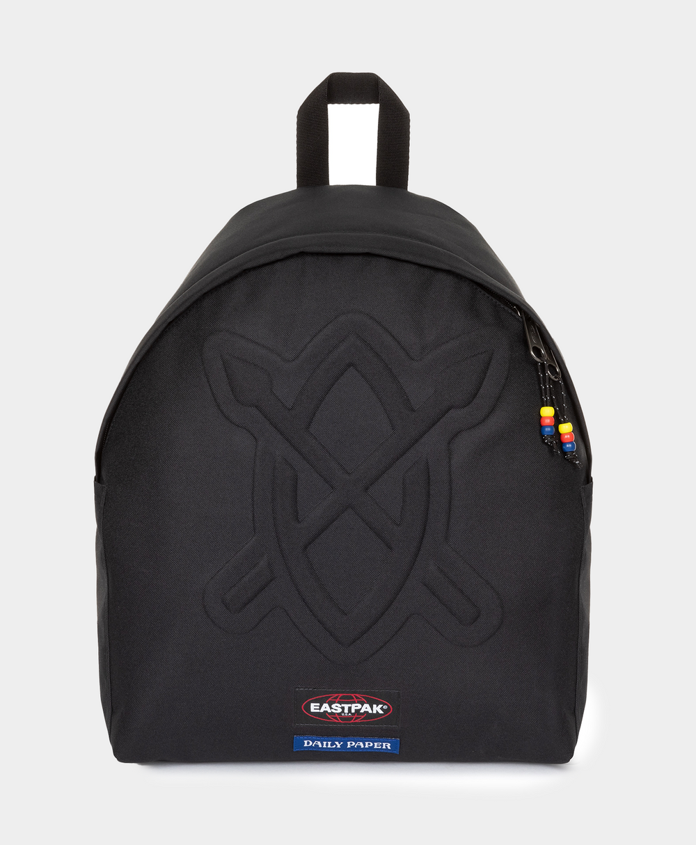 DP - Daily Paper x Eastpak Black Daily Pak'r - Packshot - Front
