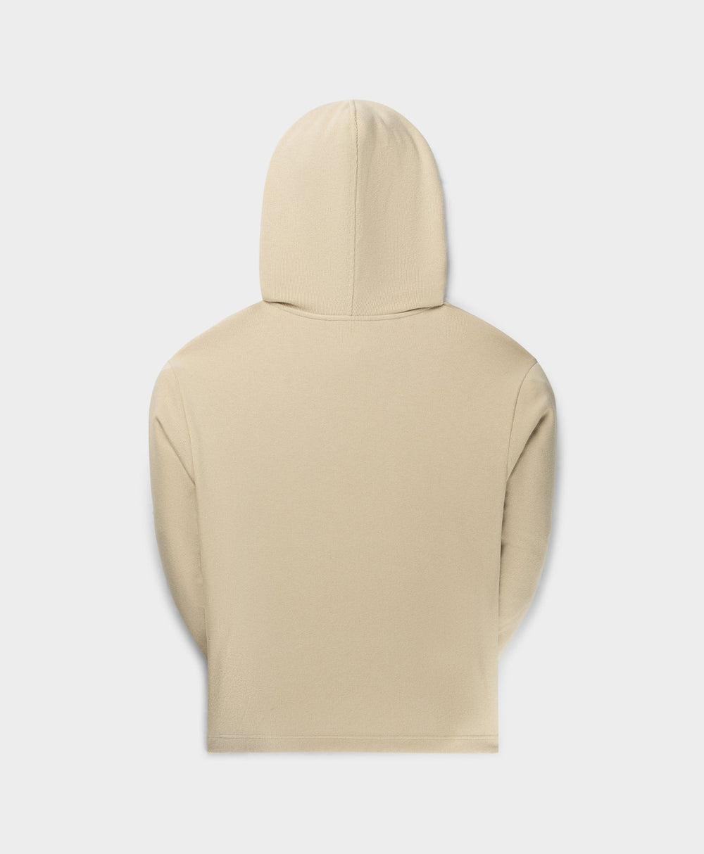 DP - Peyote Beige Dias Arch Stack Oversized Hoodie - Packshot - rear