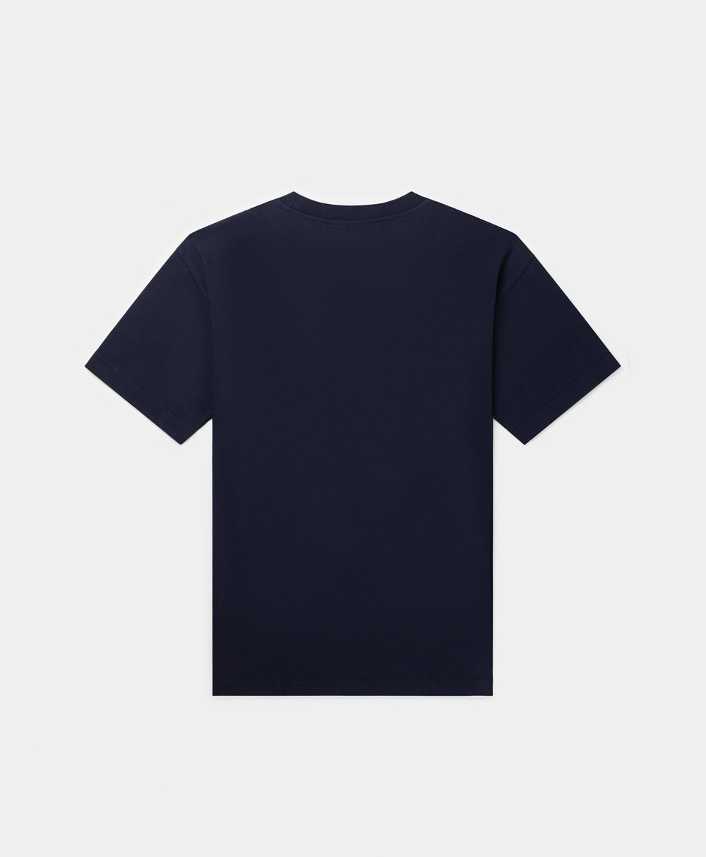 DP - Maritime Blue Dotted Logo T-Shirt - Packshot - Rear