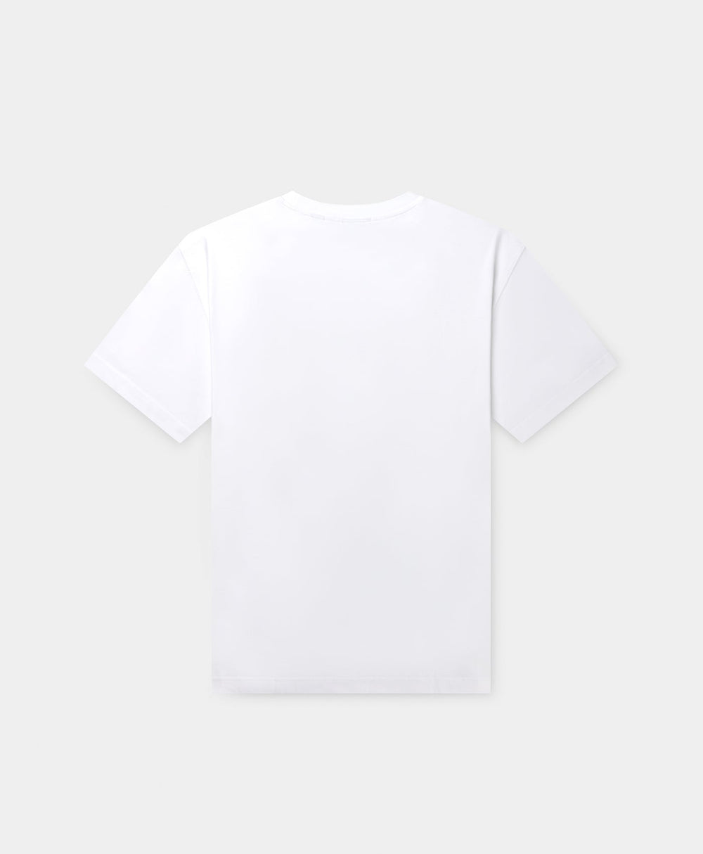 DP - White Dotted Logo T-Shirt - Packshot - Rear