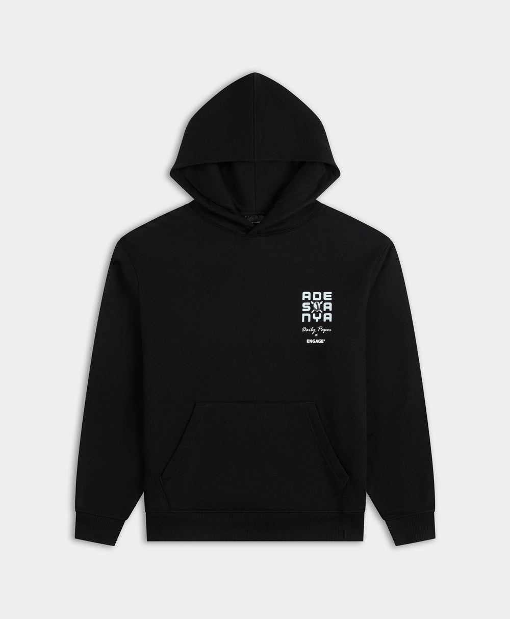 DP - Black DP X Engage Hoodie - Packshot - front