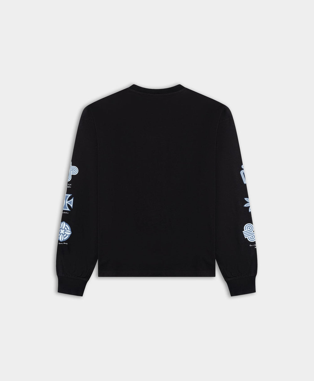 DP - Black DP X Engage Relaxed LS Shirt - Packshot - rear