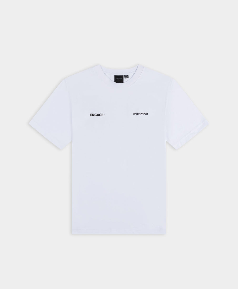 DP - White DP X Engage SS T-Shirt - Packshot - front