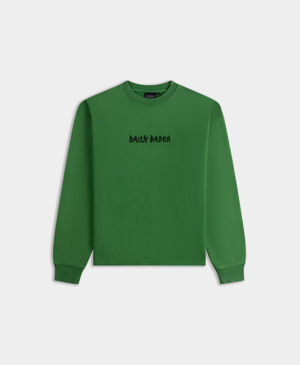DP - Abundant Green Flame Circle Sweater - Packshot - front