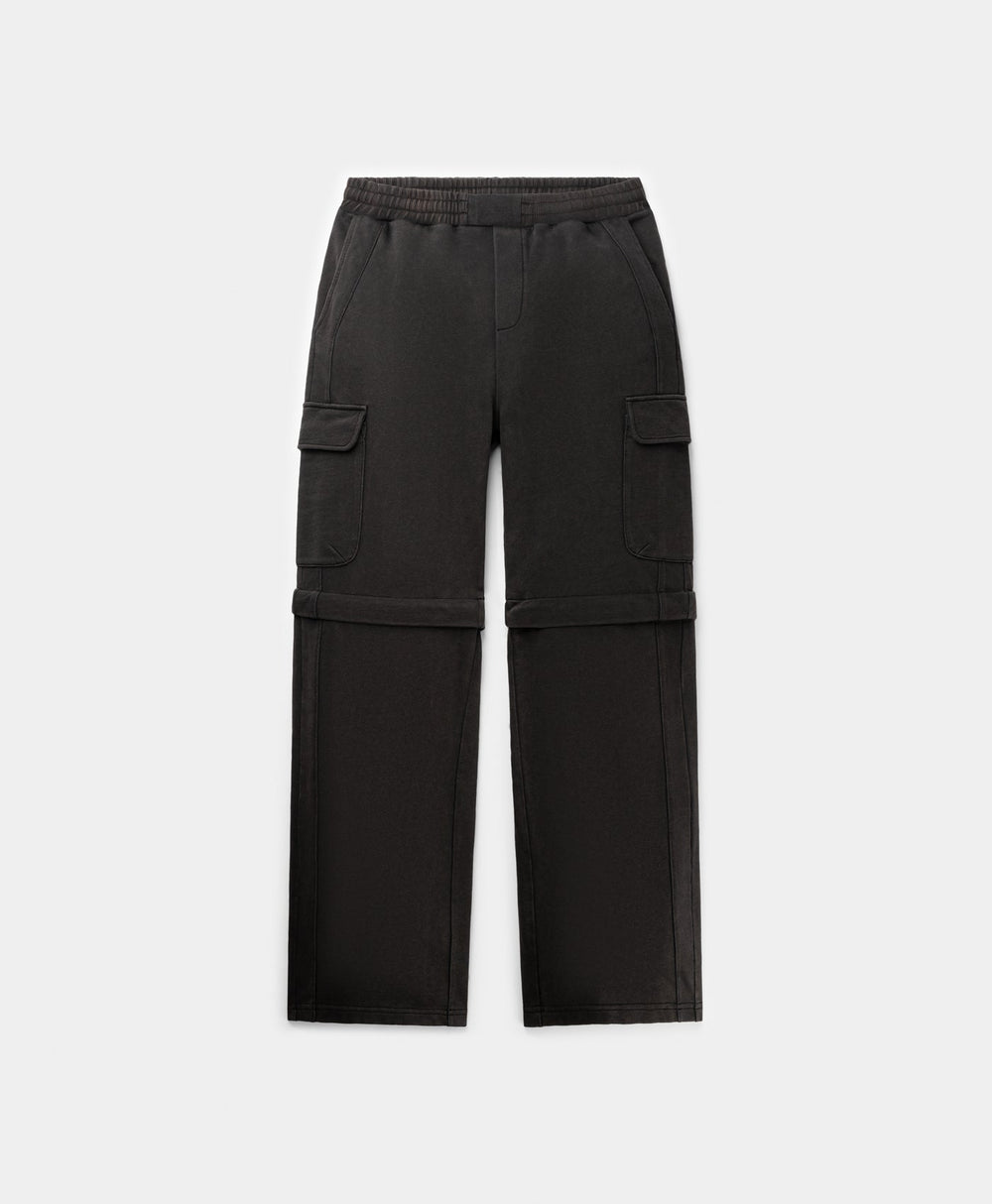 DP - Black Garment Wash Pants - Packshot - Front