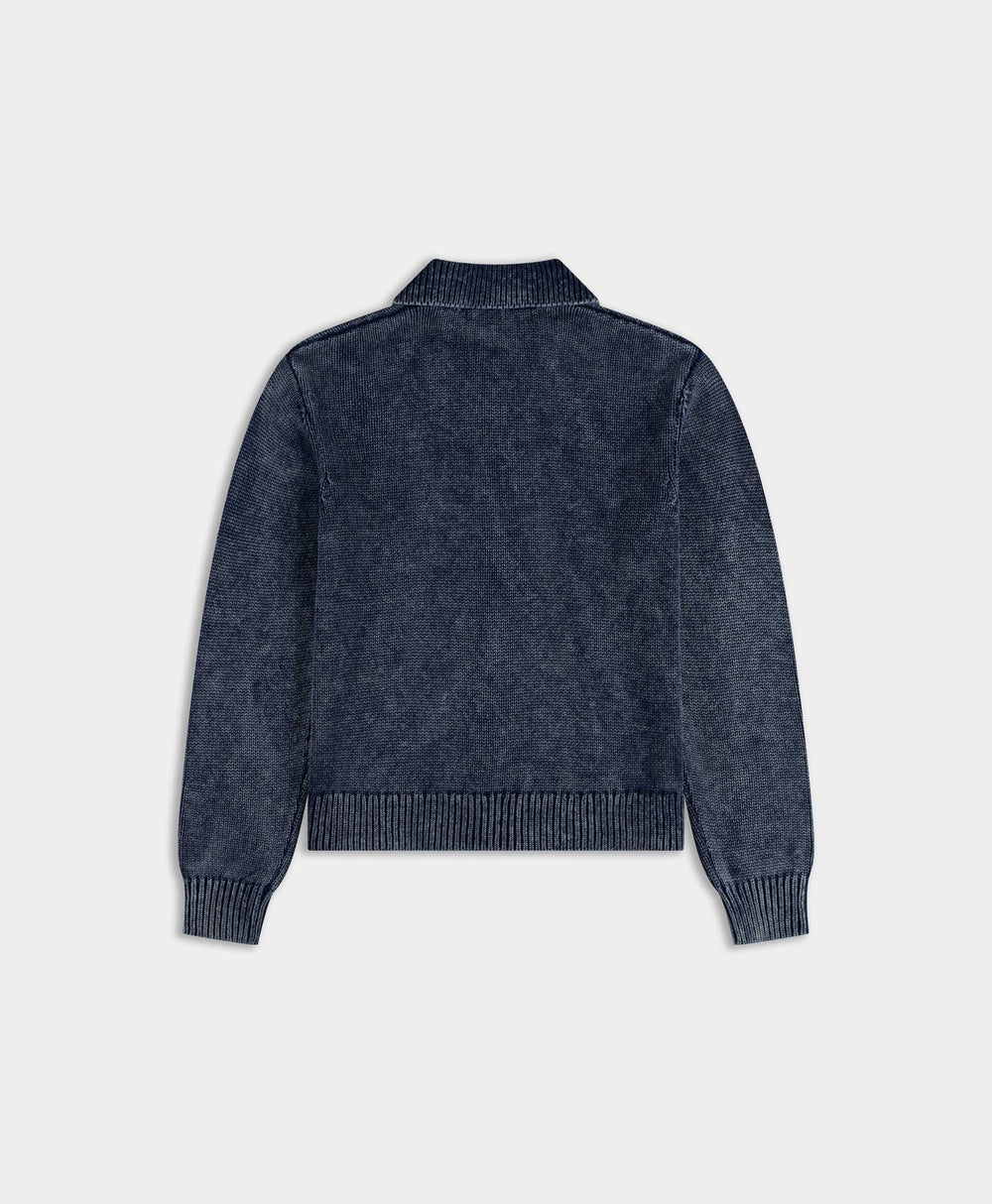 DP - Indigo Knit Cardigan - Packshot - rear