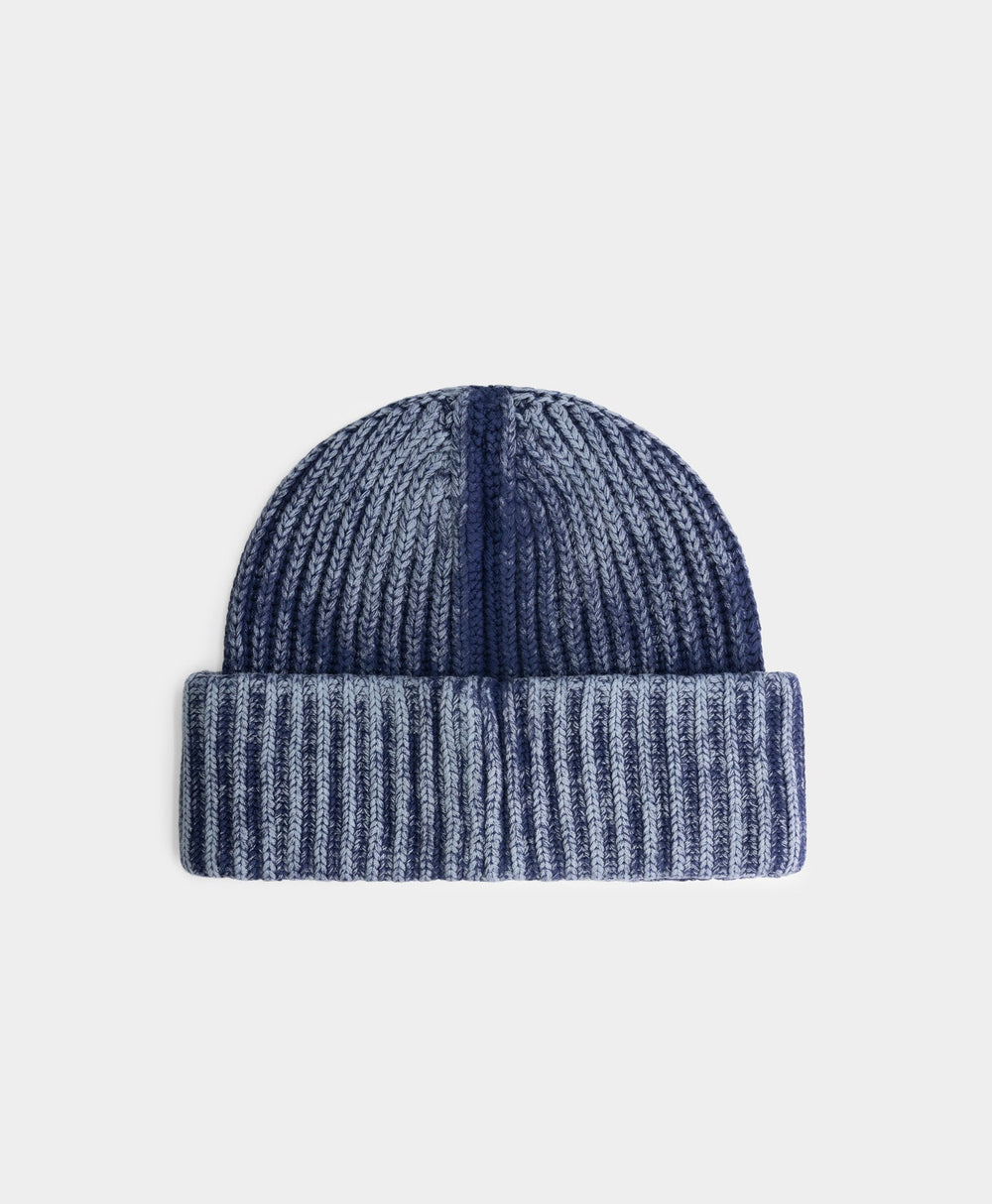 DP - Indigo Knitted Washed Beanie - Packshot - rear