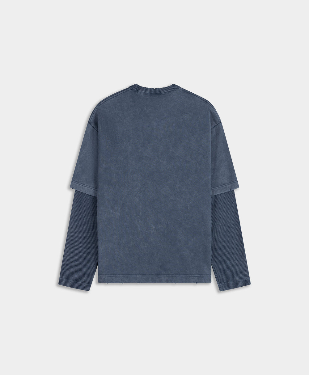 DP - Big Dipper Blue Layered LS T-Shirt - Packshot - rear