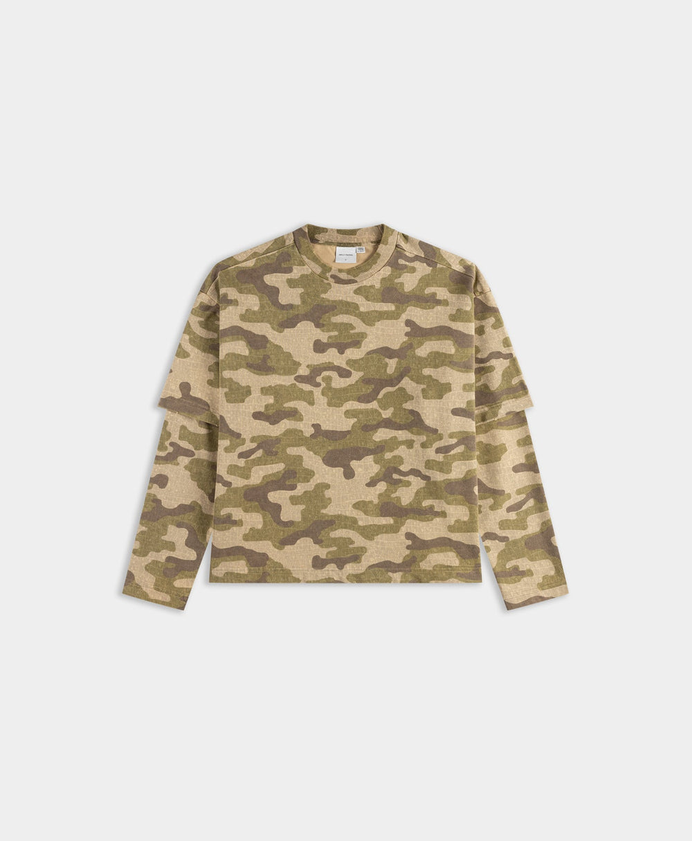 DP - Croc Camo Aop Layered Camo T-Shirt - Packshot - front