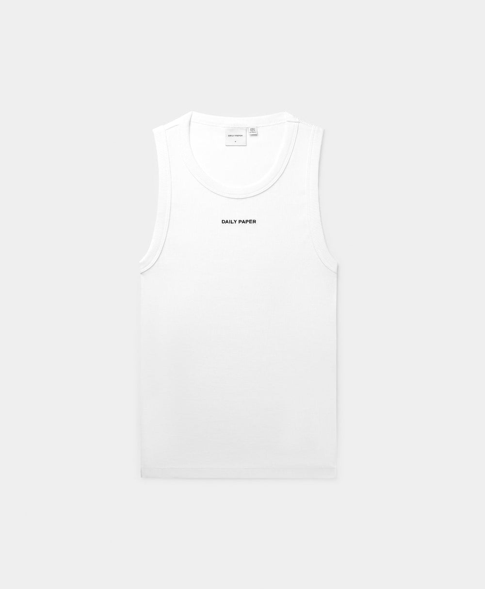 DP - White Logotype Tank Top - Packshot - Front