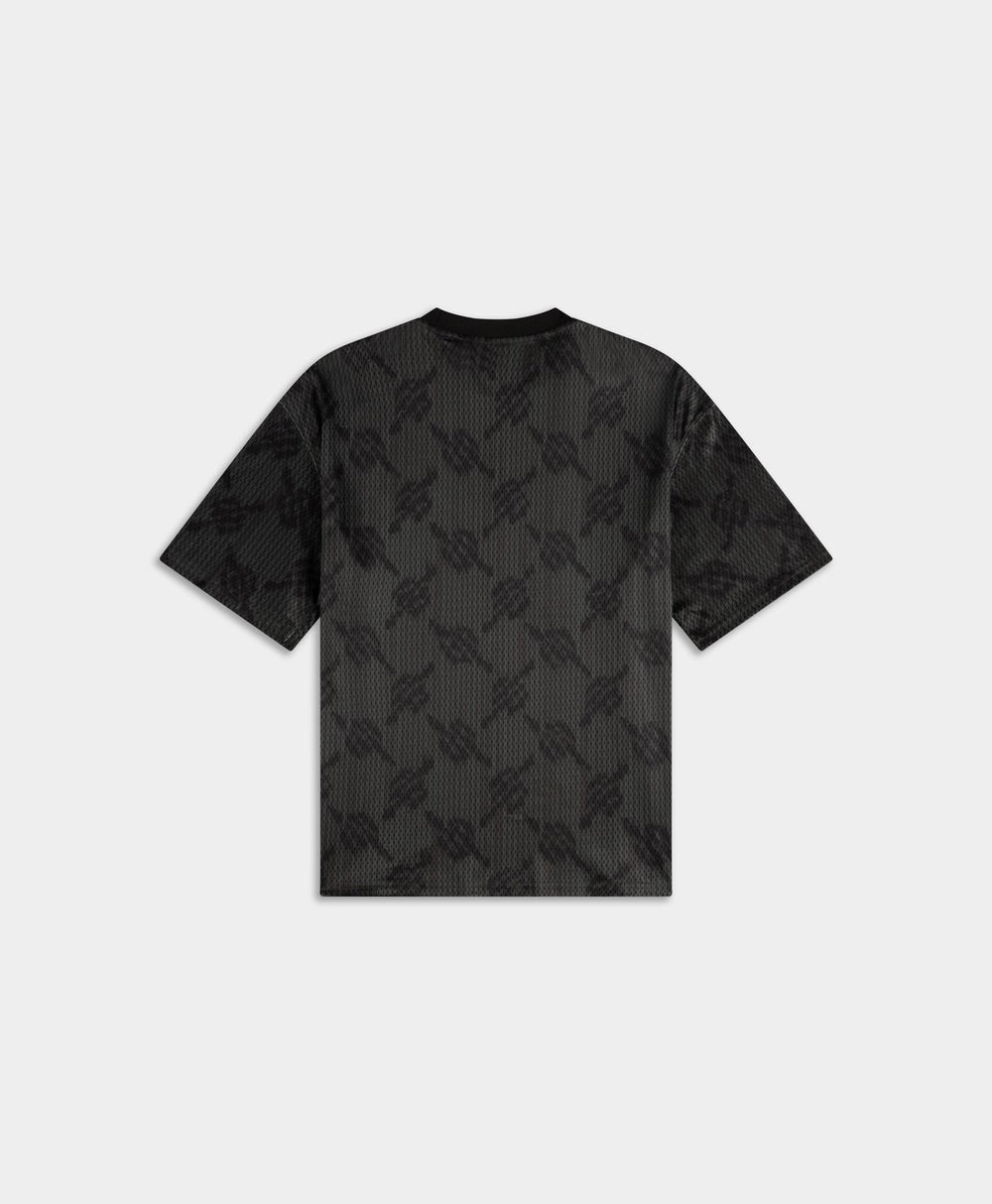 DP - Rosin Green Matchstick Mesh T-Shirt - Packshot - rear