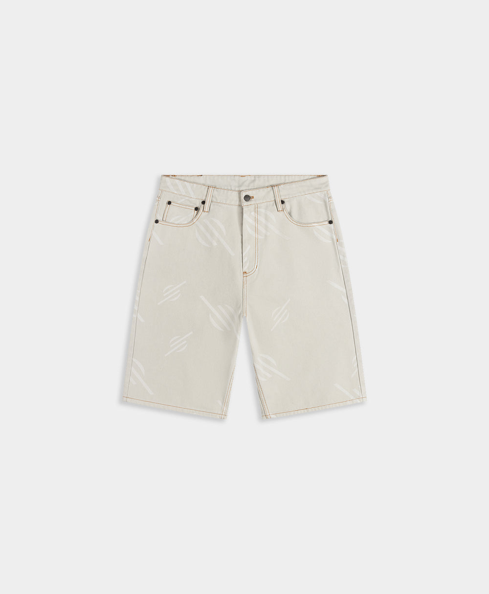 DP - Foggy Dew Monogram Canvas Shorts - Packshot - front