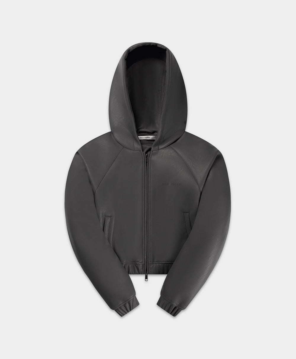 DP - Wet Weather Pu Scuba Cropped Jacket - Packshot - Front