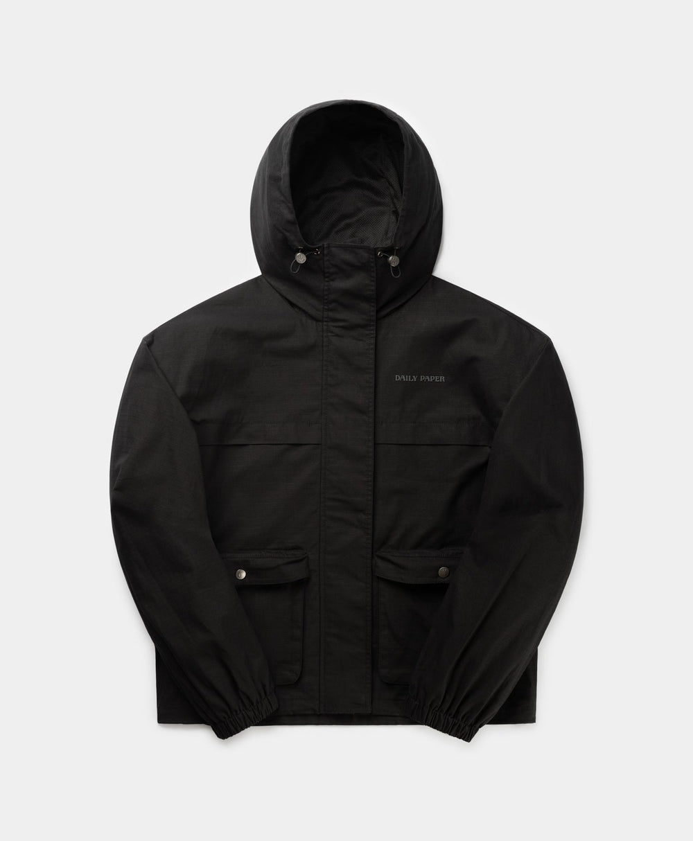DP - Black Oyster Ripstop Cargo Jacket - Packshot - front