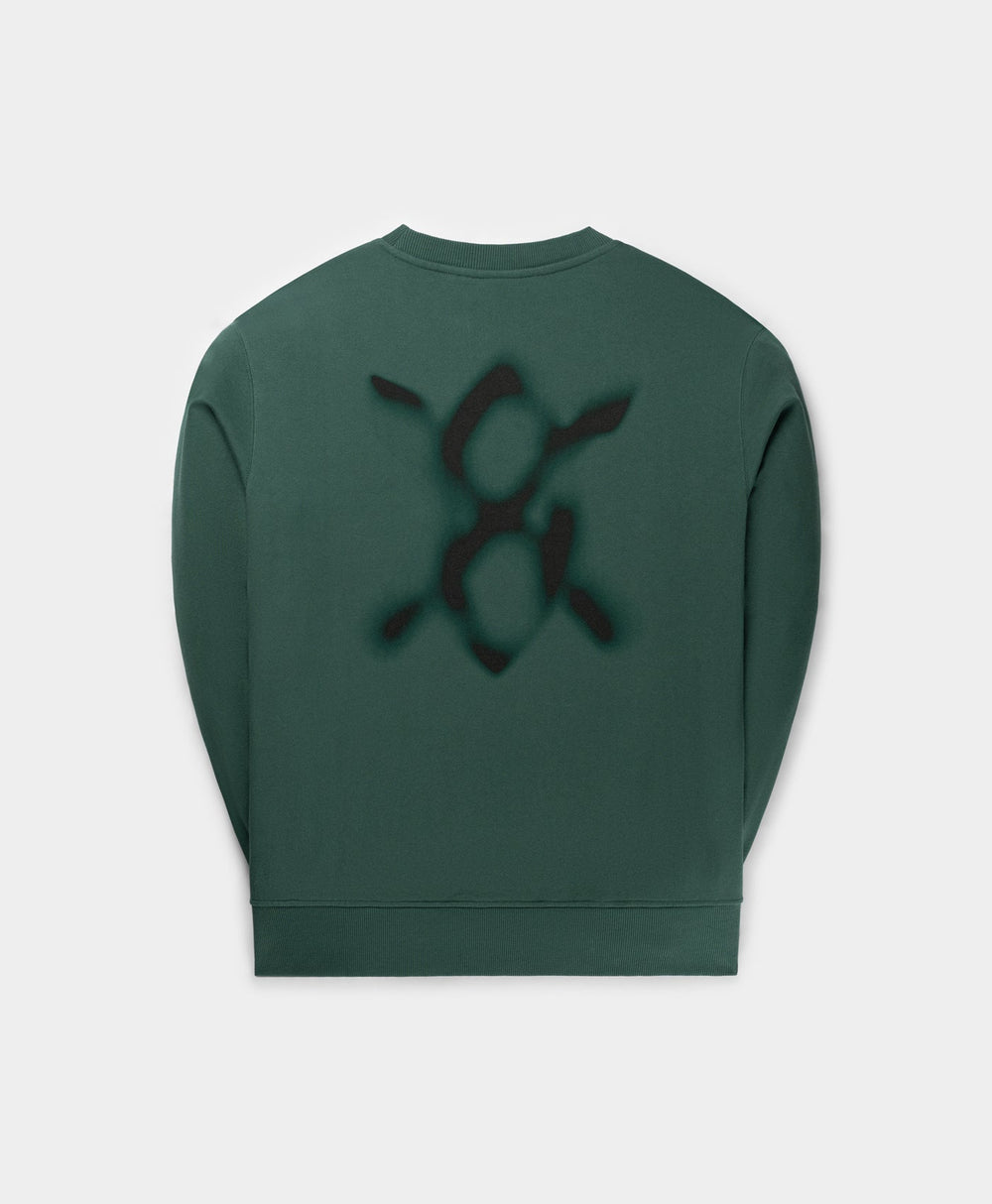 DP - Bistro Green Shield Focus Sweater - Packshot - Rear