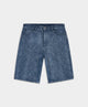 DP - Blue Snake Laser Denim Shorts - Packshot - Front