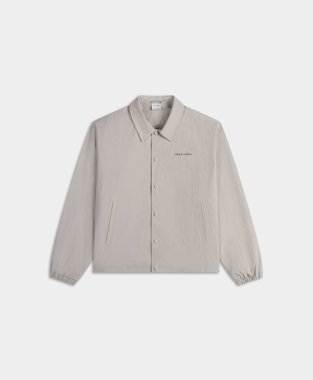 DP - Mirage Grey Ripstop Coach Jacket - Packshot - Front