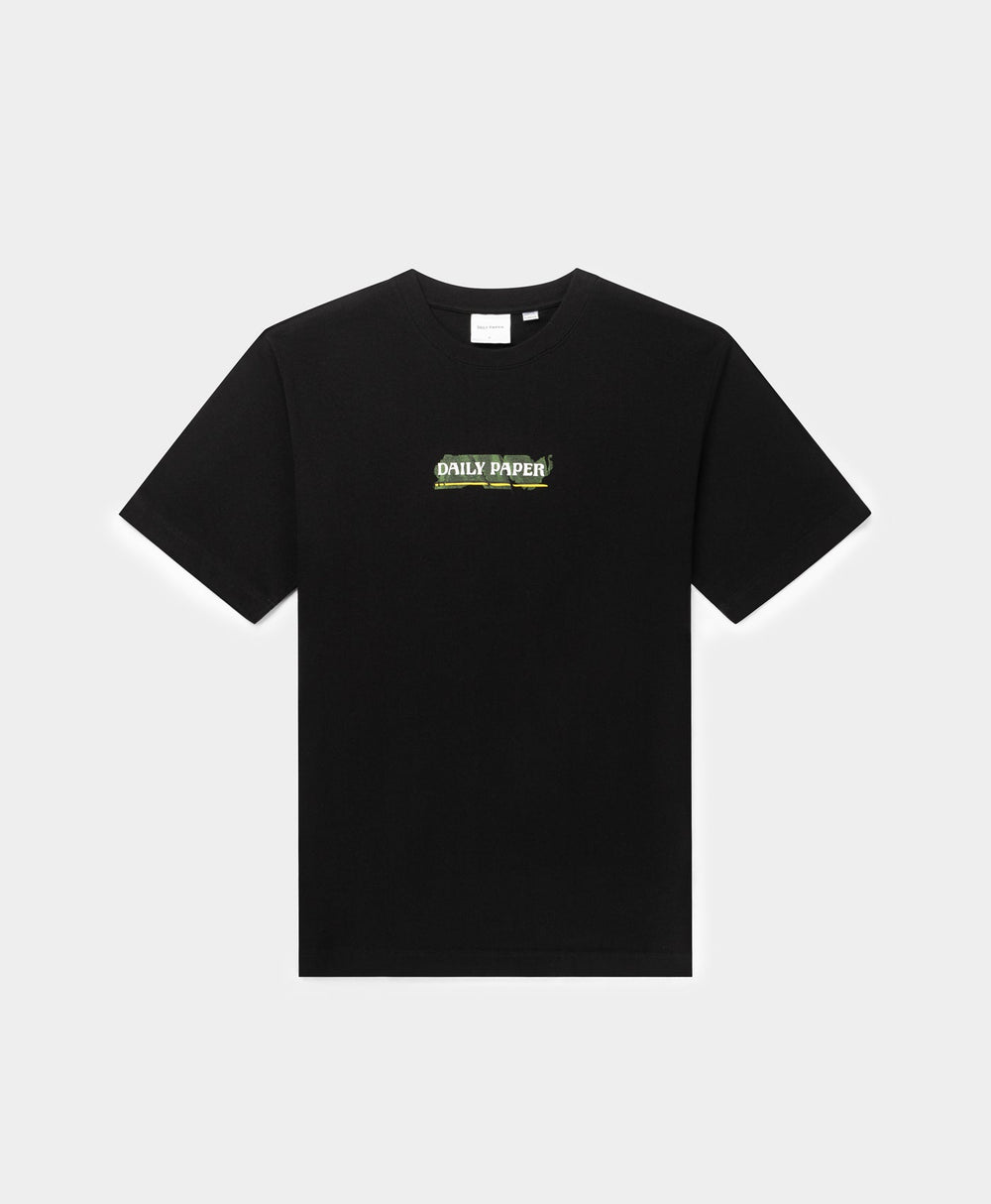 DP - Black Sticker T-Shirt - Packshot - front