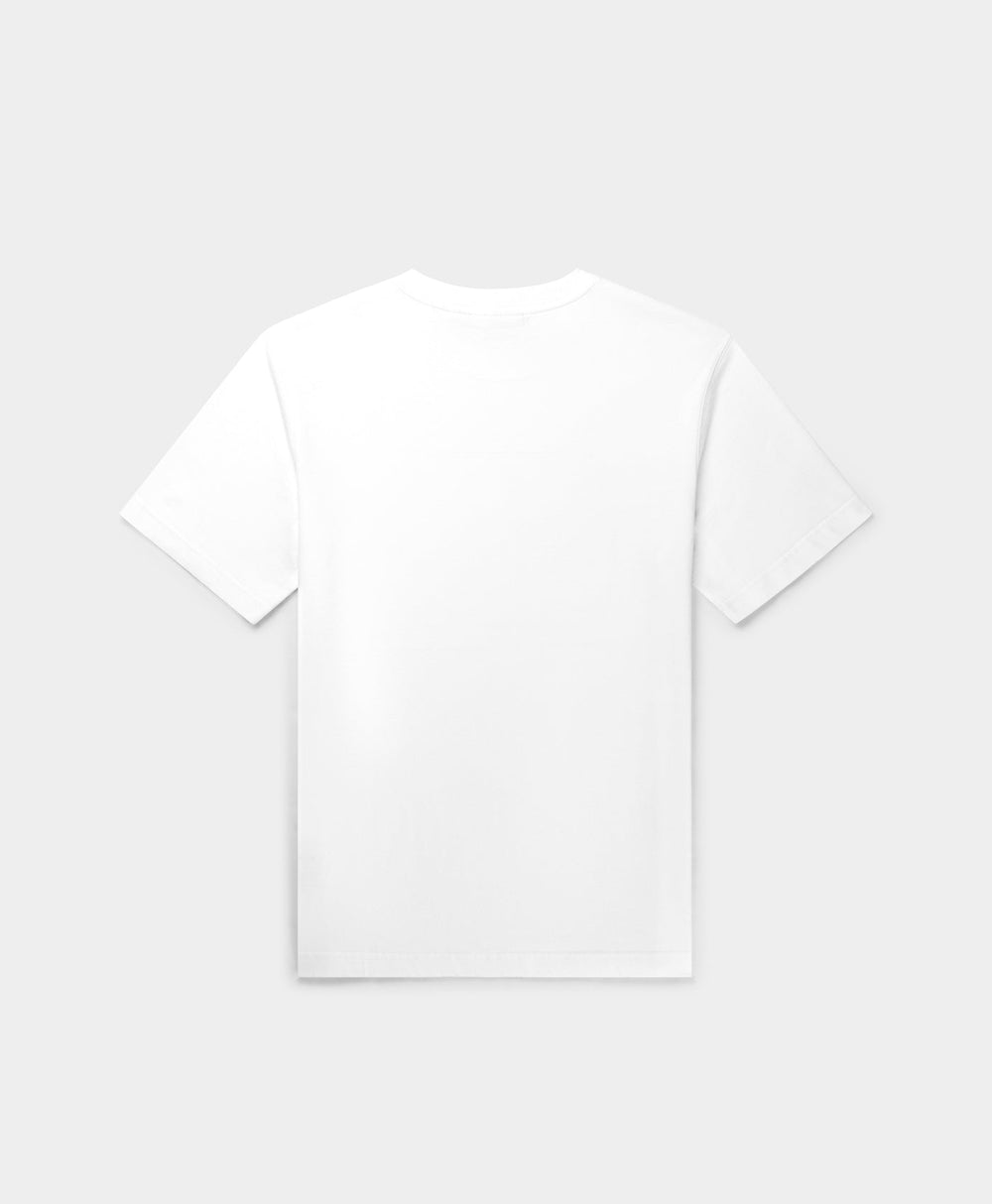 DP - White Sticker T-Shirt - Packshot - rear