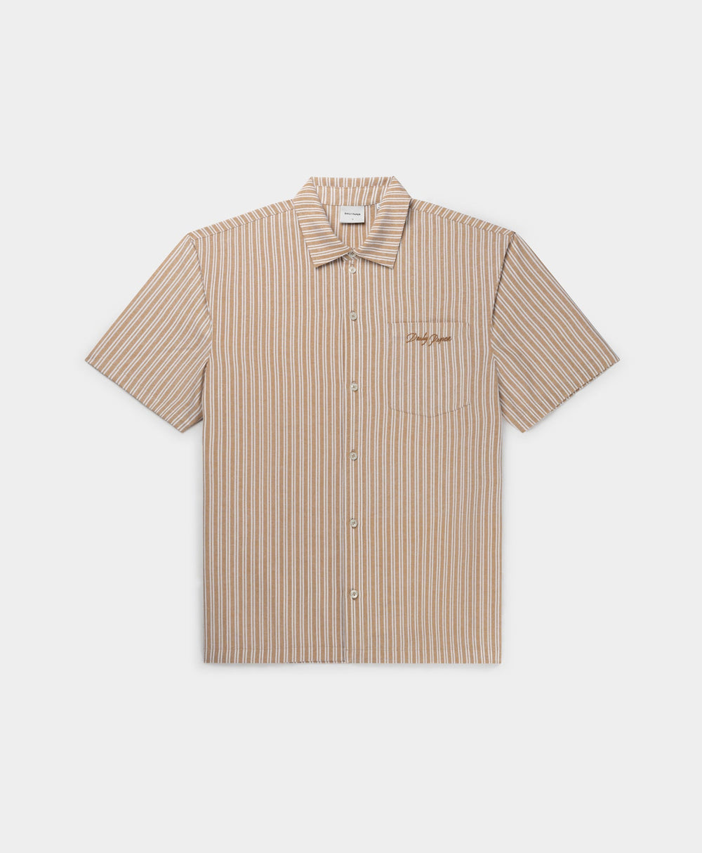 DP - Beige Stripe Shirt - Packshot - Front