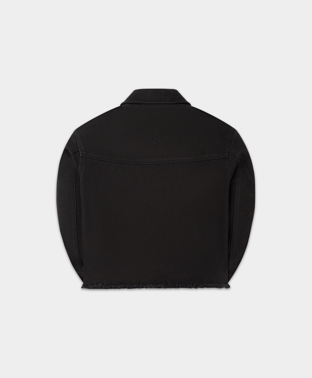 DP - Black Twill Jacket - Packshot - Rear