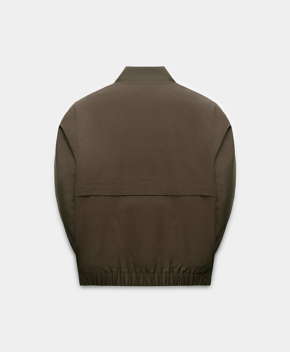 DP - Green Twill Track Jacket - Packshot - Rear