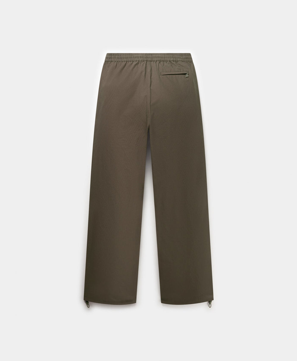 DP - Green Twill Trackpants - Packshot - Rear