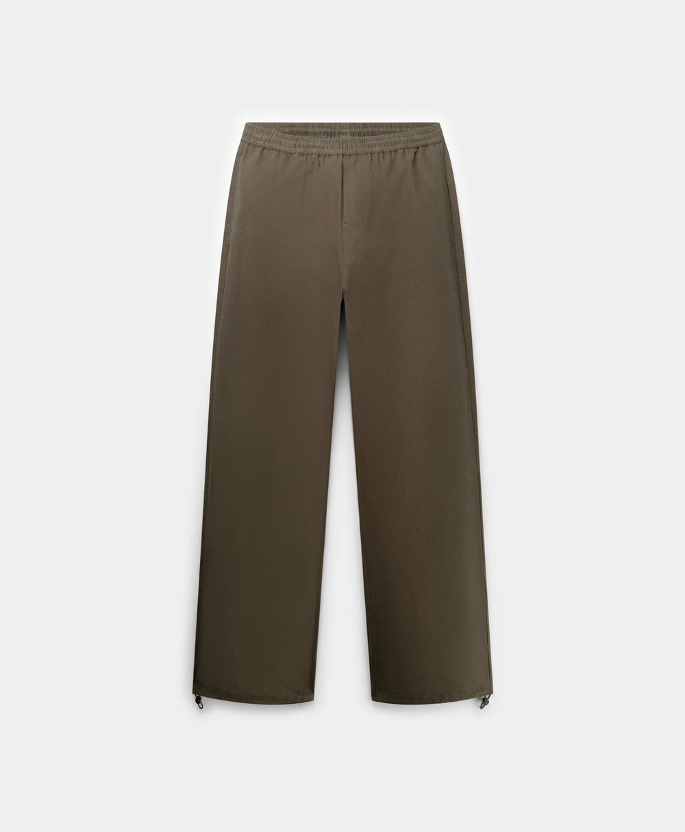 DP - Green Twill Trackpants - Packshot - Front