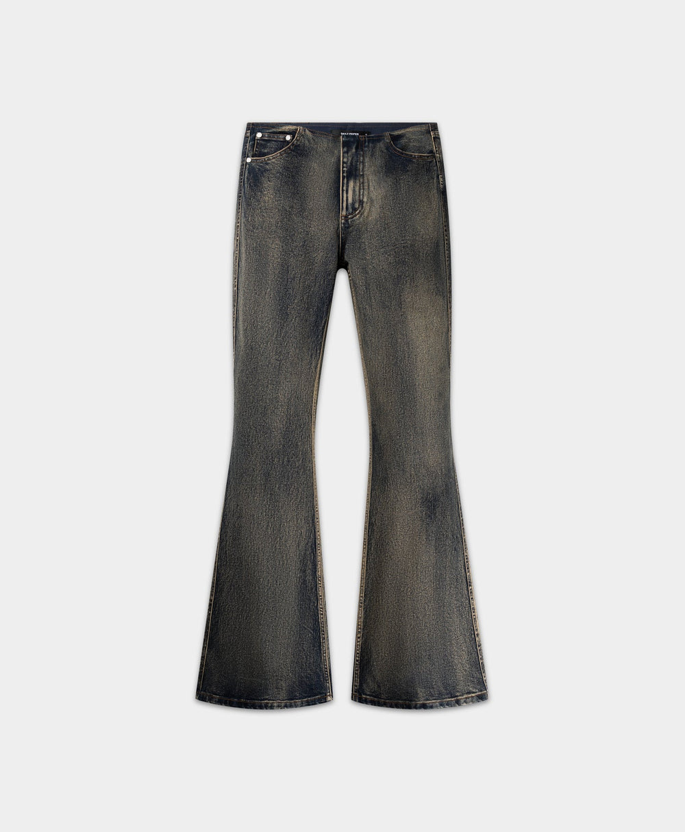 DP - Brown Wash Vintage Wash Jeans - Packshot - Front