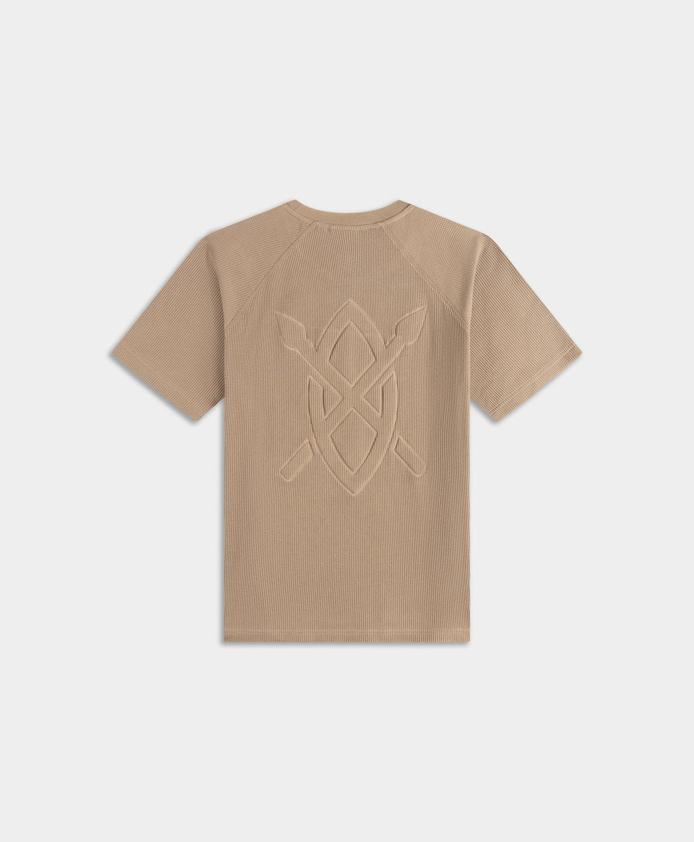 DP - Irish Cream Waffle Boxy T-Shirt - Packshot - rear