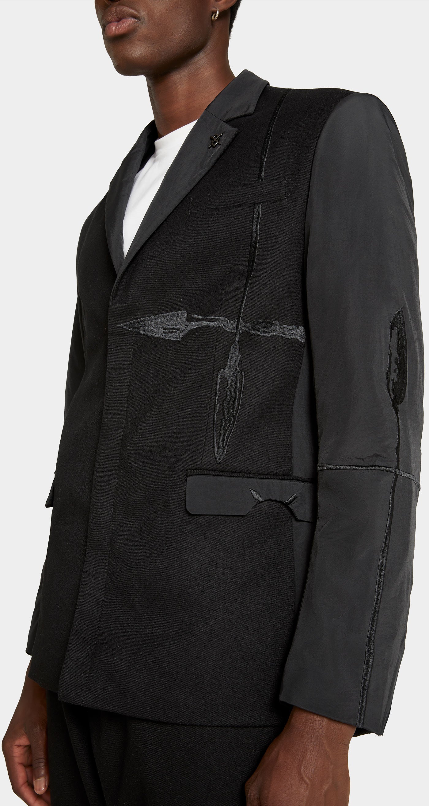 DP - Black Rabee Blazer - Men