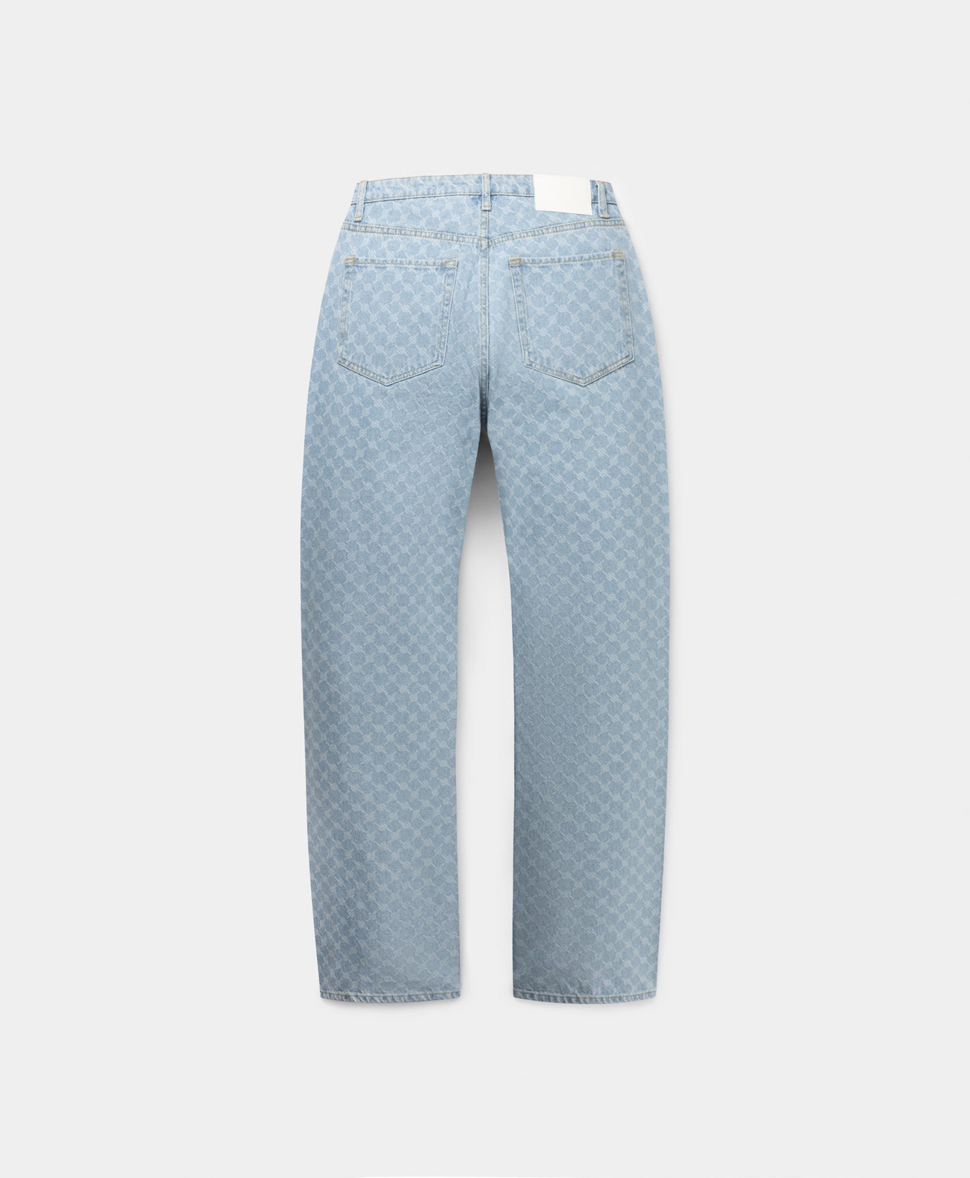 DP - Mid Blue Amba Monogram Relaxed Jeans - Packshot - Rear