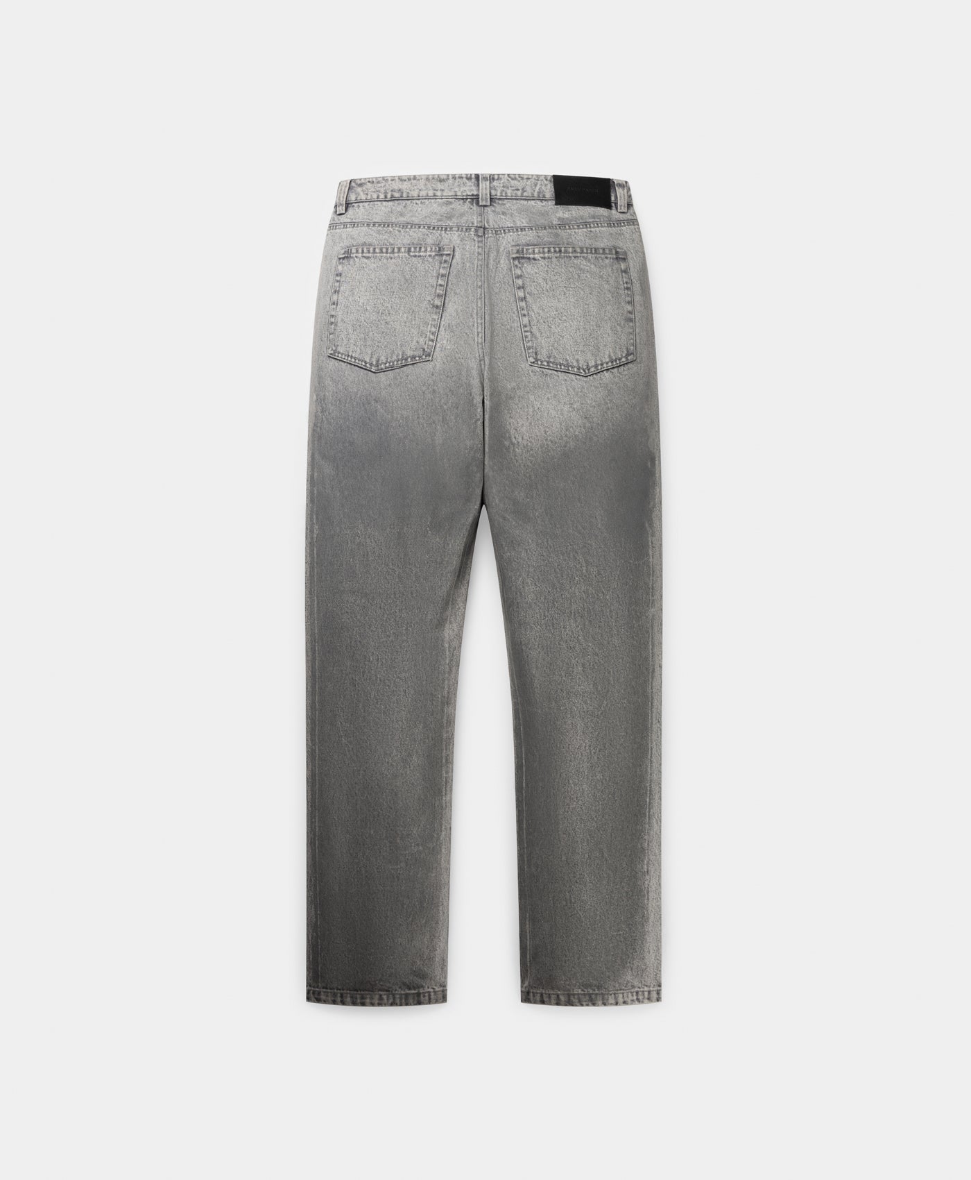 DP - Grey Amba Wax Relaxed Jeans - Packshot - rear