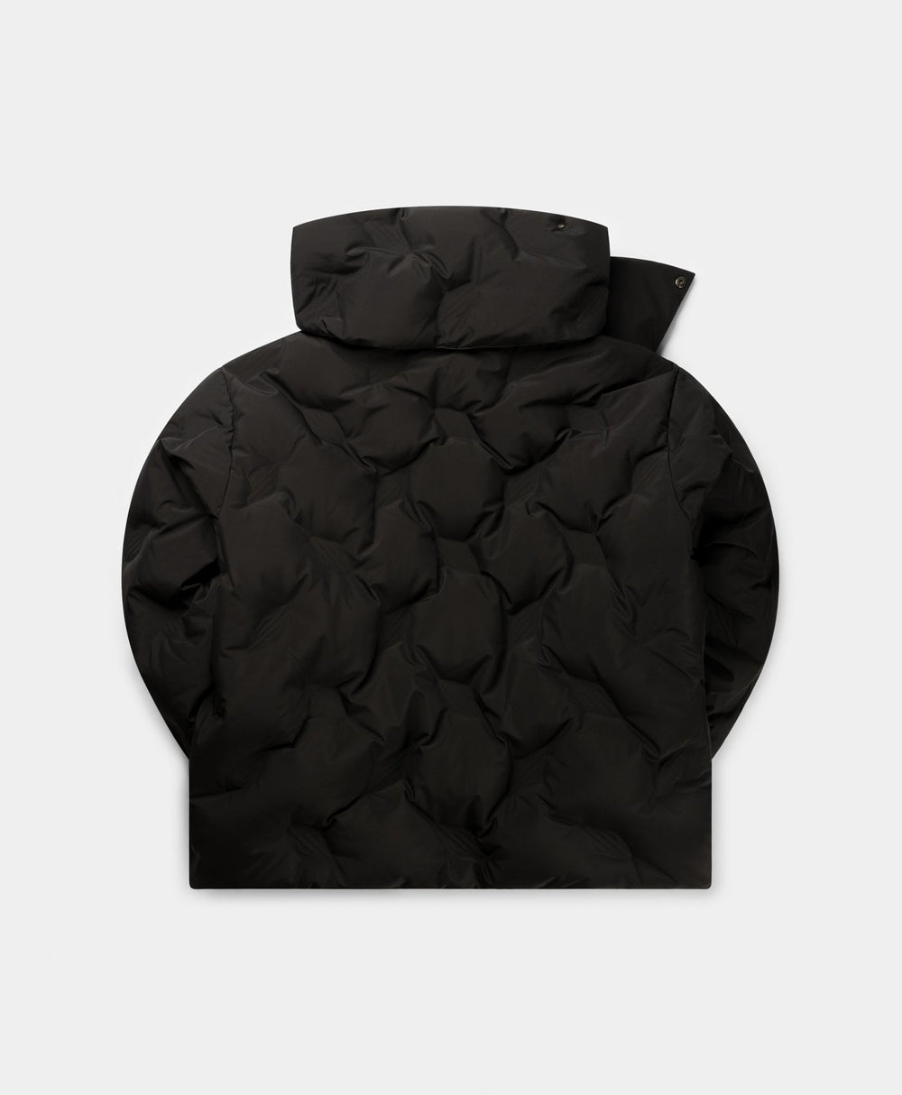 DP - Jet Black Ayan Monogram Puffer Jacket - Packshot - rear