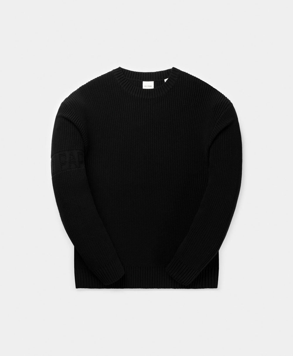 DP - Black Band Knit Sweater - Packshot - front 