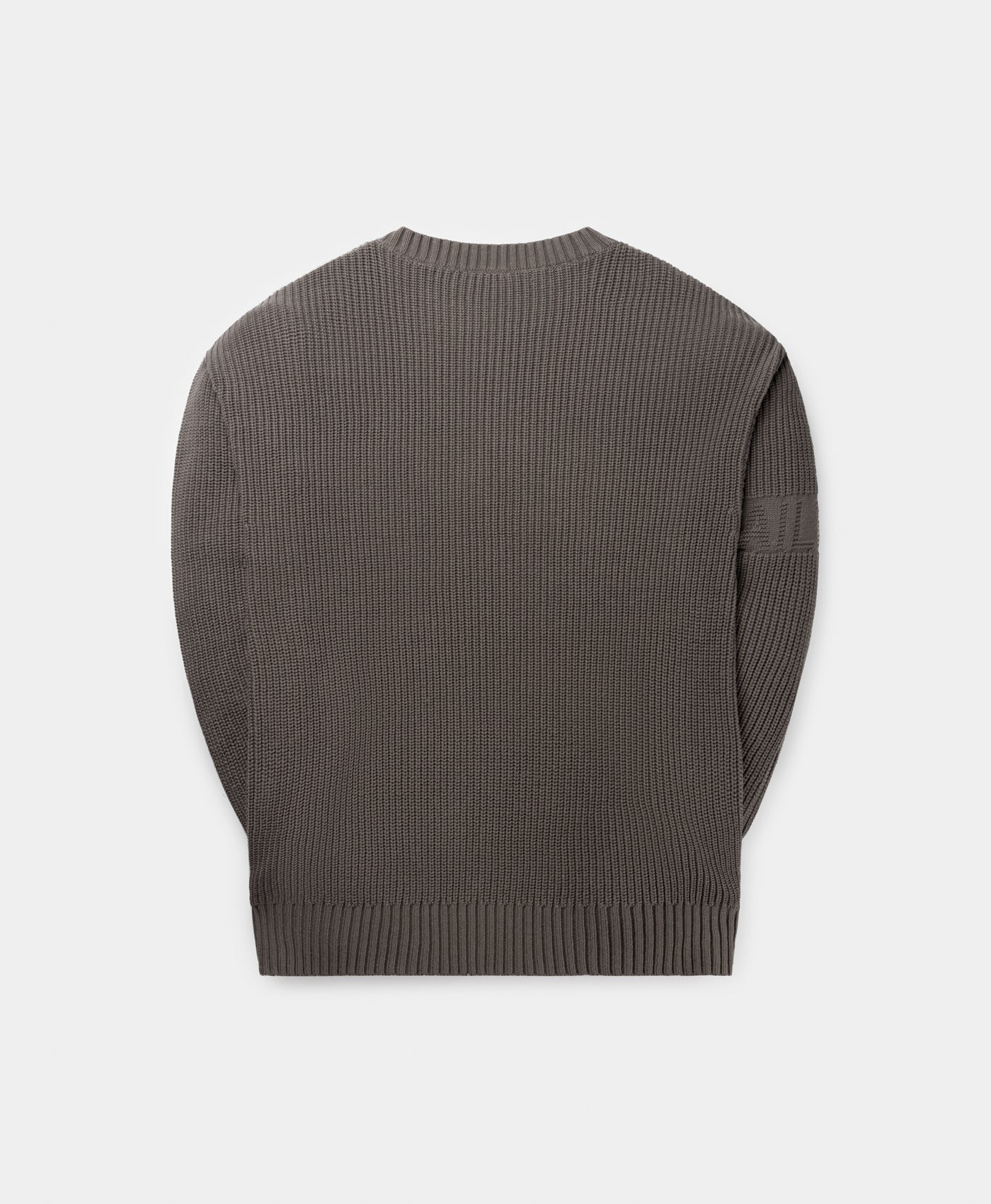 DP - Rabbit Grey Band Knit Sweater - Packshot - rear