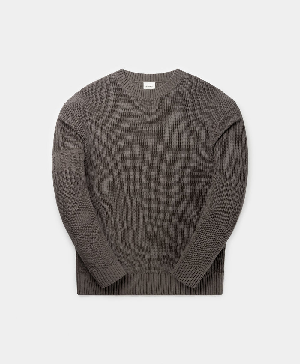 DP - Rabbit Grey Band Knit Sweater - Packshot - front 