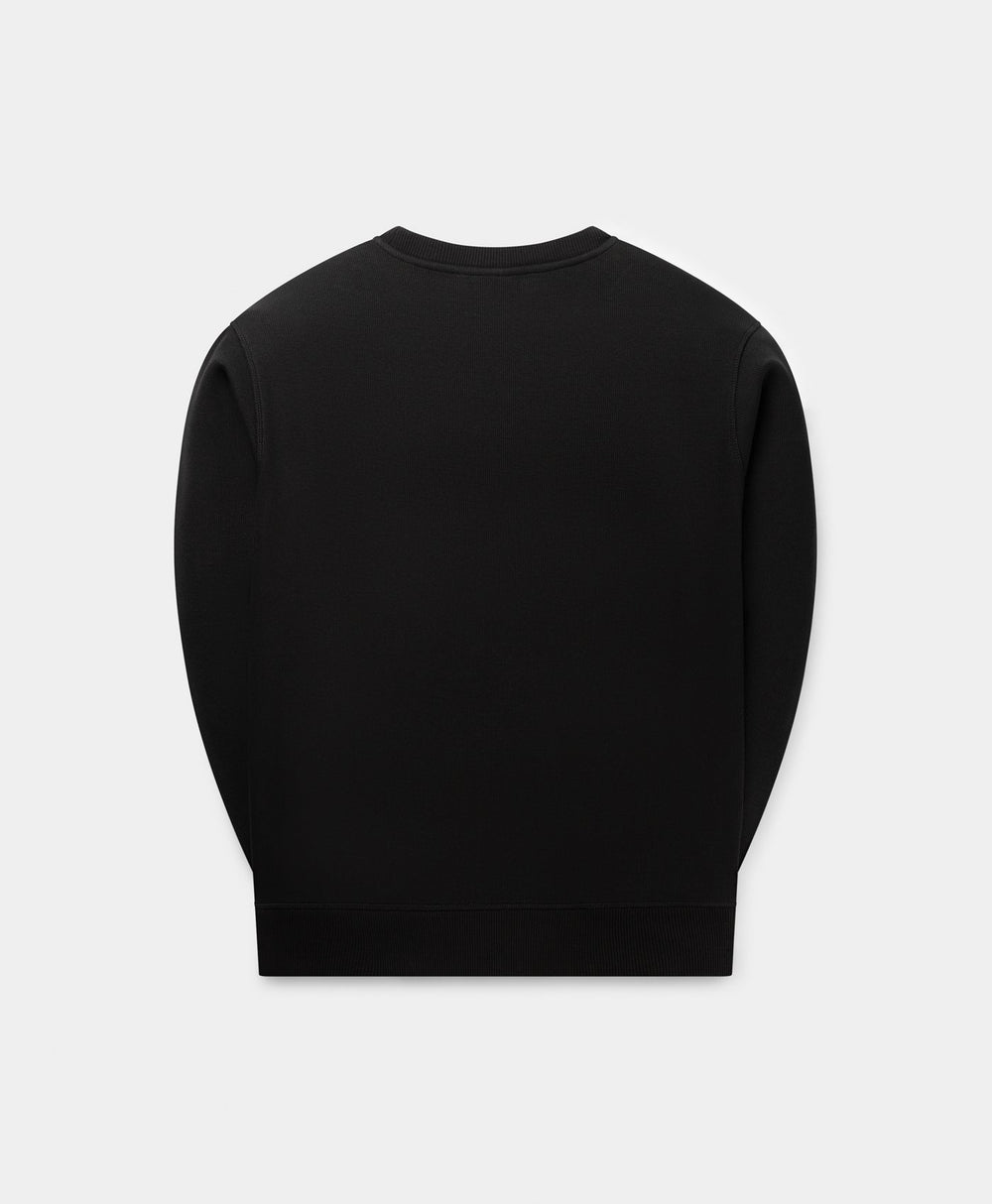DP - Black Mono Rib Sweater - Packshot - rear