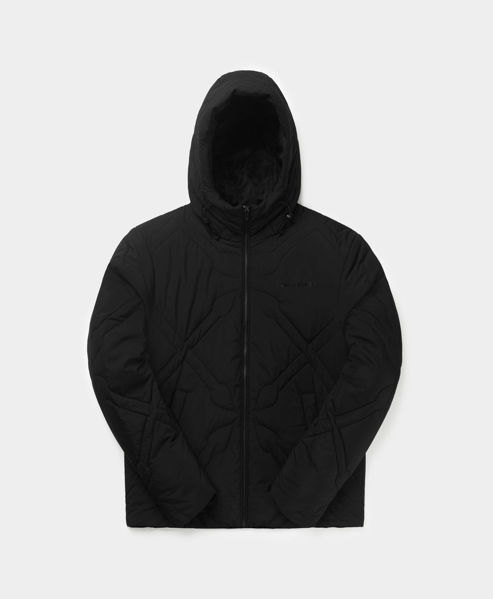 DP - BBlack Spear Padded Jacket - Packshot - Front