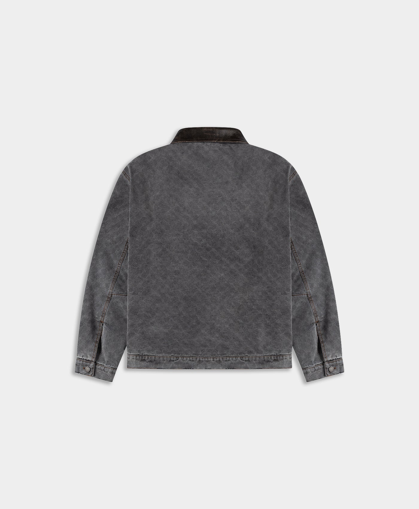 DP - Black Boxy Monogram Workwear Jacket - Packshot - rear