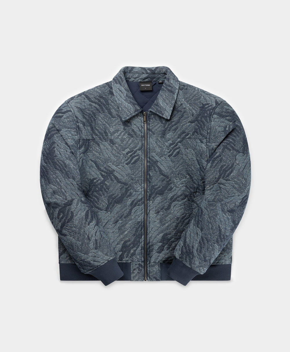 DP - Camo Monogram Denim Bomber - Packshot - Front