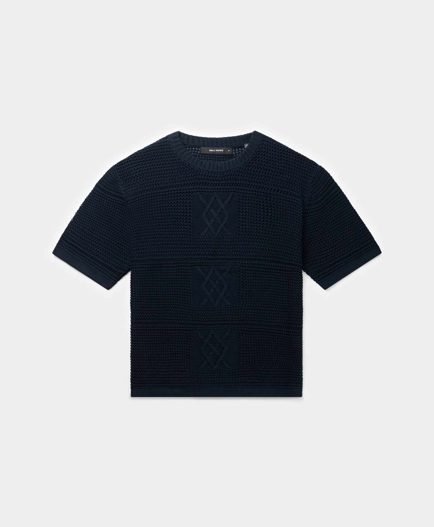 DP - Maritime Blue Crochet T-Shirt - Packshot - Front