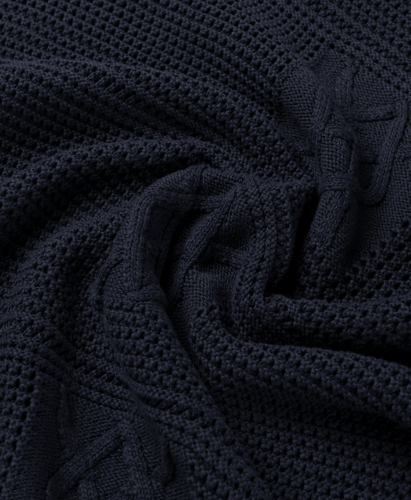DP - Maritime Blue Crochet T-Shirt - Packshot - Detail