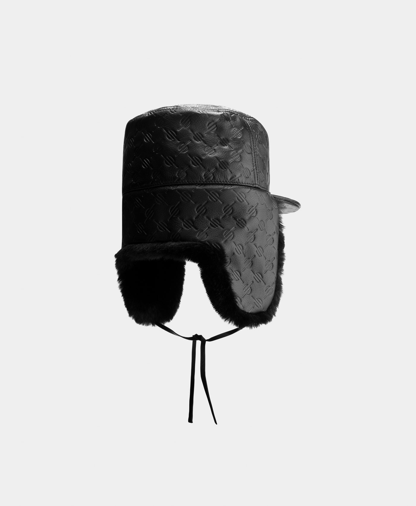 DP - Black Monogram Chapka Hat - Packshot - rear