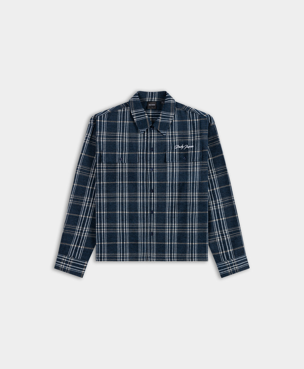 DP - Brilliant Blue Chenille LS Shirt - Packshot - front