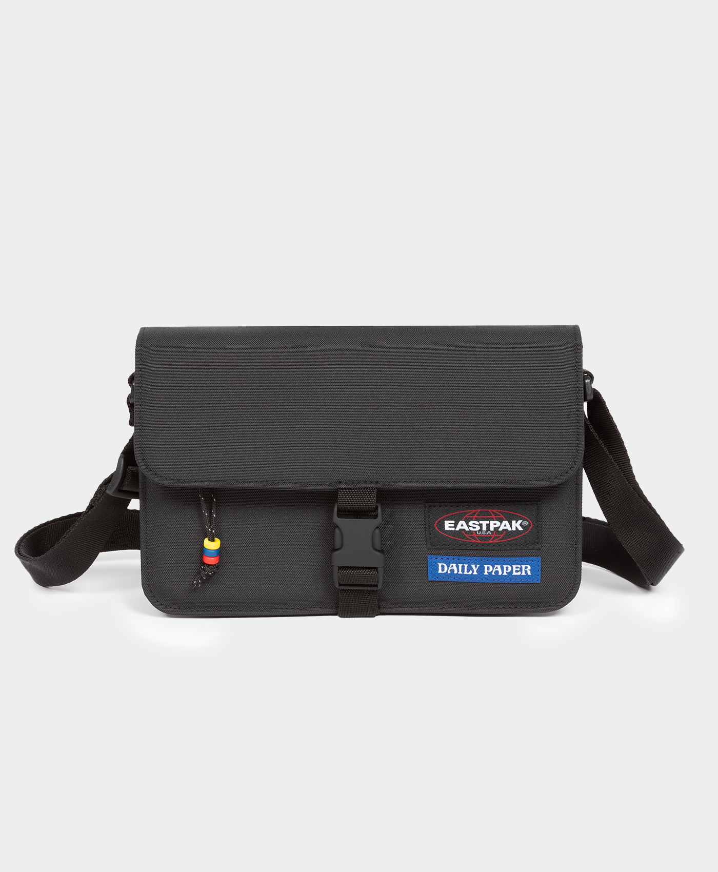 DP - Daily Paper x Eastpak Black Daily Mini Bag - Packshot - Front