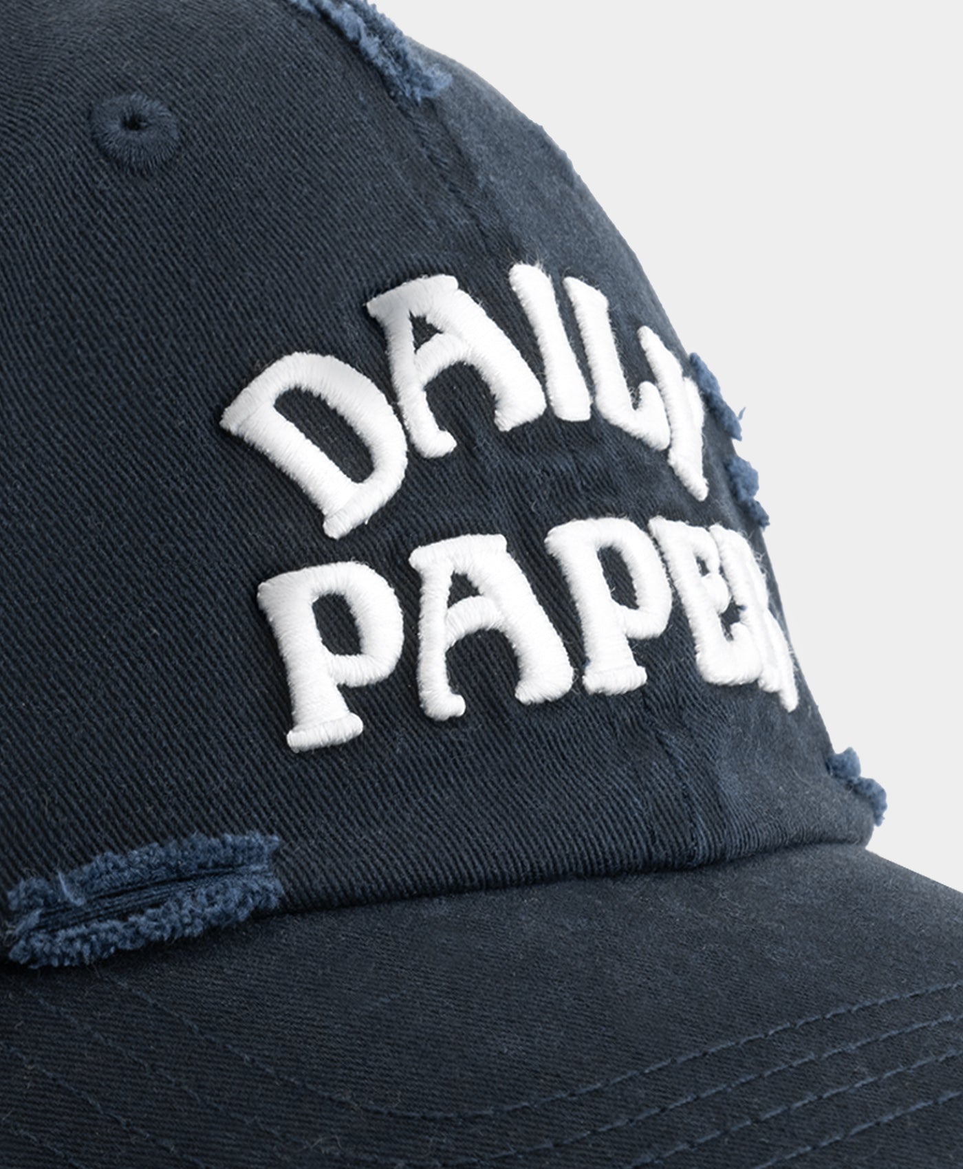 DP - Sky Captain Blue Stack Arch Cap - Packshot - detail
